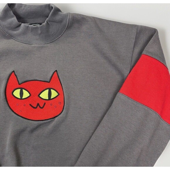 🛑SOLD🛑Steady Hands Marceline Cat-Unisex Large Sweatshirt Adventure Time Fan - Picture 4 of 10